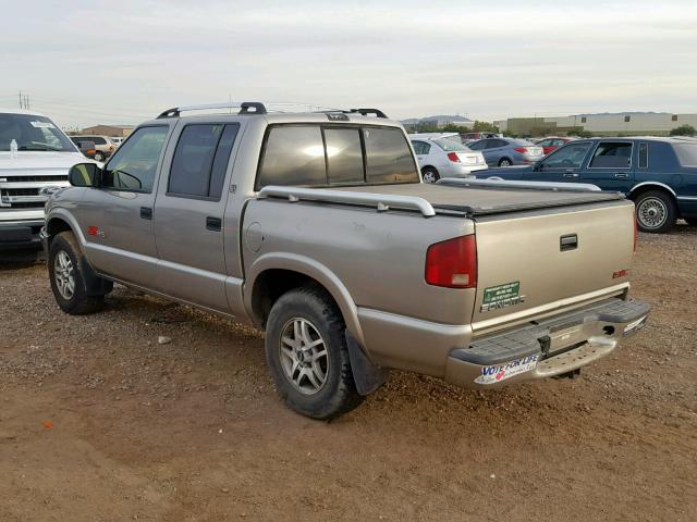 1GTDT13W52K241350 - 2002 GMC SONOMA BROWN photo 3