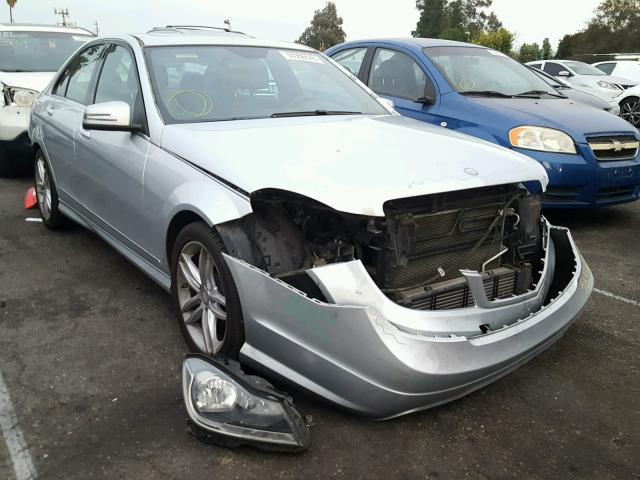 WDDGF4HB4DA857079 - 2013 MERCEDES-BENZ C 250 SILVER photo 1