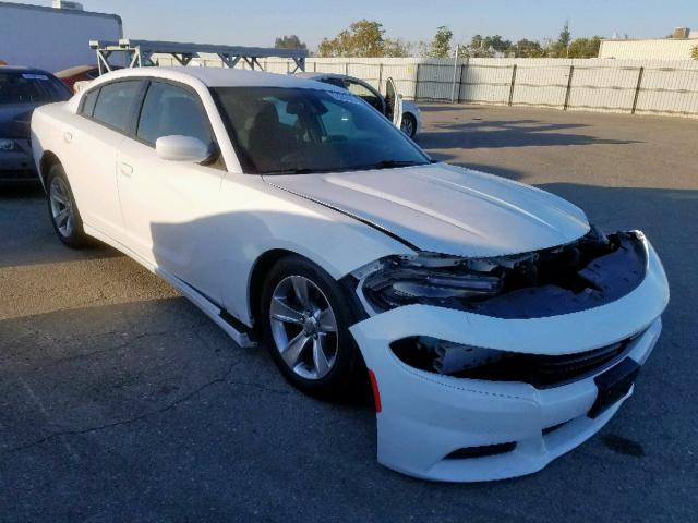 2C3CDXHG2FH869946 - 2015 DODGE CHARGER SX WHITE photo 1