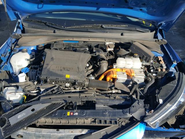 KMHC65LC6JU060742 - 2018 HYUNDAI IONIQ BLUE BLUE photo 7