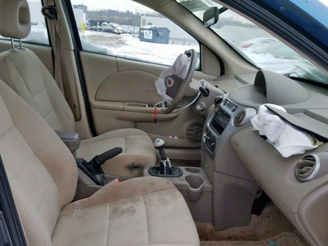 1G8AZ52F75Z140150 - 2005 SATURN ION LEVEL BLUE photo 5