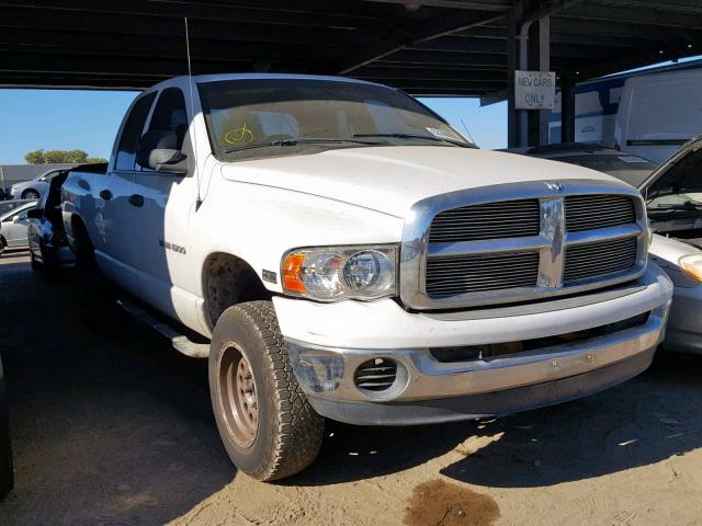 1D7HU18D54S656666 - 2004 DODGE RAM 1500 S WHITE photo 1