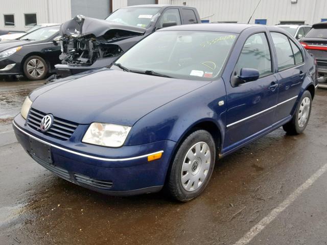 3VWRA69MX4M081201 - 2004 VOLKSWAGEN JETTA GL BLUE photo 2