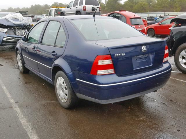 3VWRA69MX4M081201 - 2004 VOLKSWAGEN JETTA GL BLUE photo 3