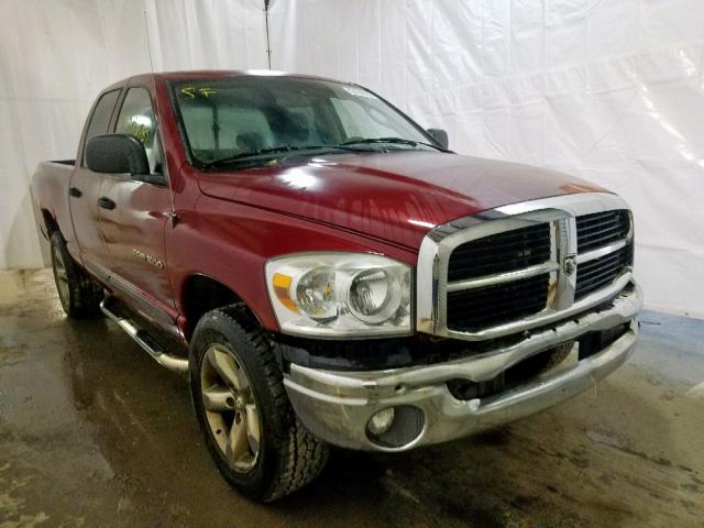 1D7HU18P07S172855 - 2007 DODGE RAM 1500 S RED photo 1