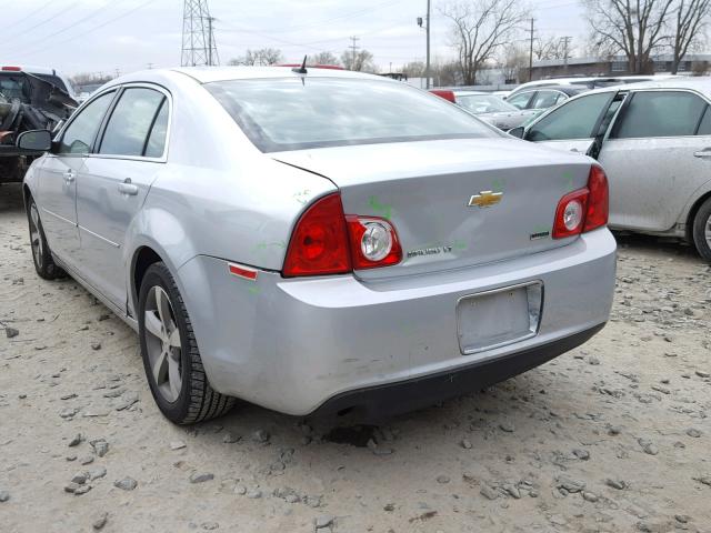 1G1ZC5EU4BF397714 - 2011 CHEVROLET MALIBU 1LT SILVER photo 3