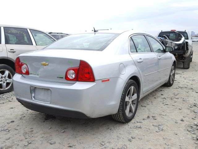 1G1ZC5EU4BF397714 - 2011 CHEVROLET MALIBU 1LT SILVER photo 4