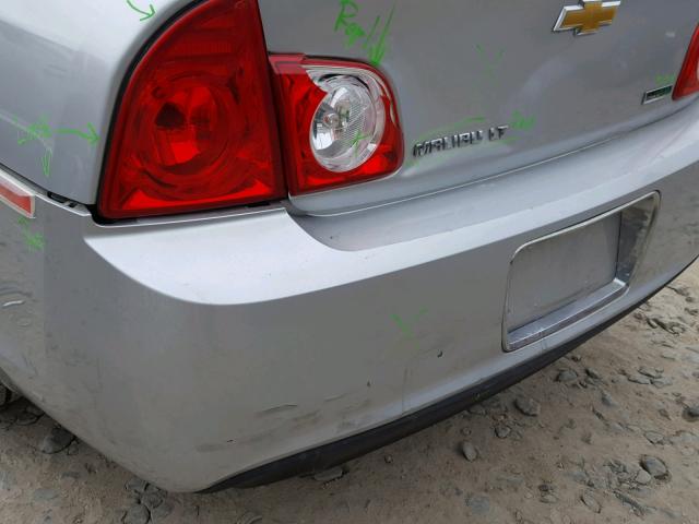 1G1ZC5EU4BF397714 - 2011 CHEVROLET MALIBU 1LT SILVER photo 9