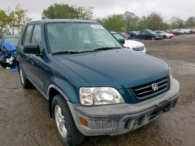 JHLRD1859VC056190 - 1997 HONDA CR-V LX GREEN photo 1