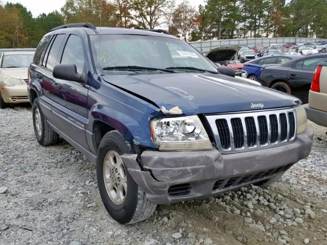 1J4GX48S32C288793 - 2002 JEEP GRAND CHER BLUE photo 1