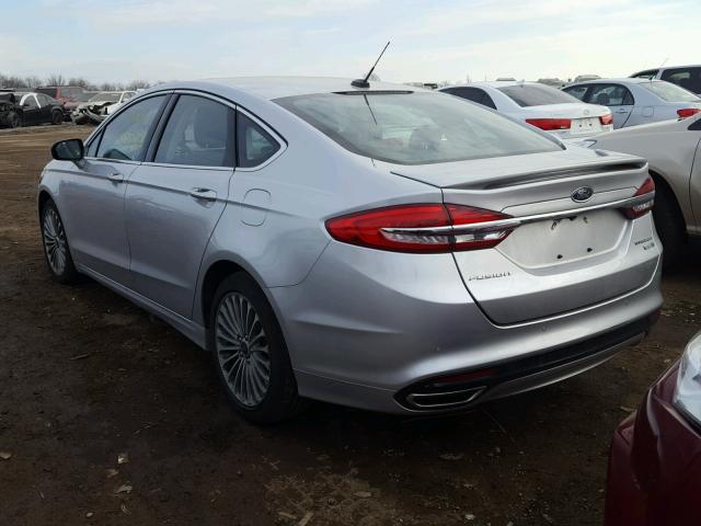 3FA6P0D98HR326032 - 2017 FORD FUSION TIT SILVER photo 3