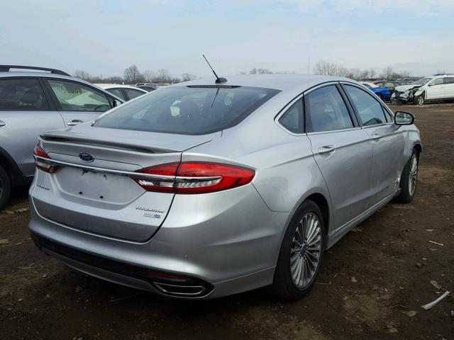 3FA6P0D98HR326032 - 2017 FORD FUSION TIT SILVER photo 4