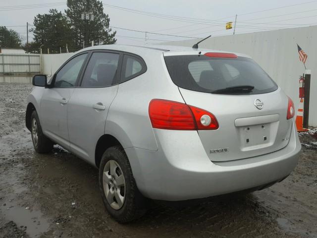 JN8AS58V88W402387 - 2008 NISSAN ROGUE S SILVER photo 3