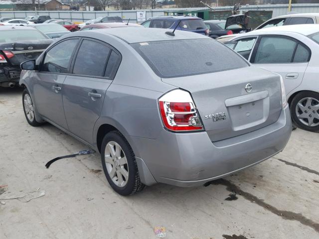 3N1AB61E28L722180 - 2008 NISSAN SENTRA 2.0 SILVER photo 3