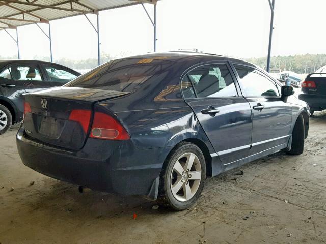 2HGFA16968H534129 - 2008 HONDA CIVIC EXL BLACK photo 4