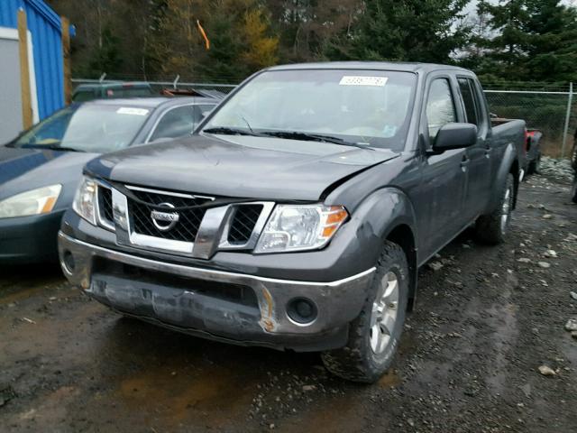 1N6AD09W39C405181 - 2009 NISSAN FRONTIER C GRAY photo 2