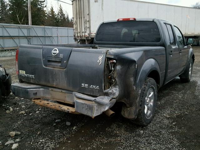 1N6AD09W39C405181 - 2009 NISSAN FRONTIER C GRAY photo 4