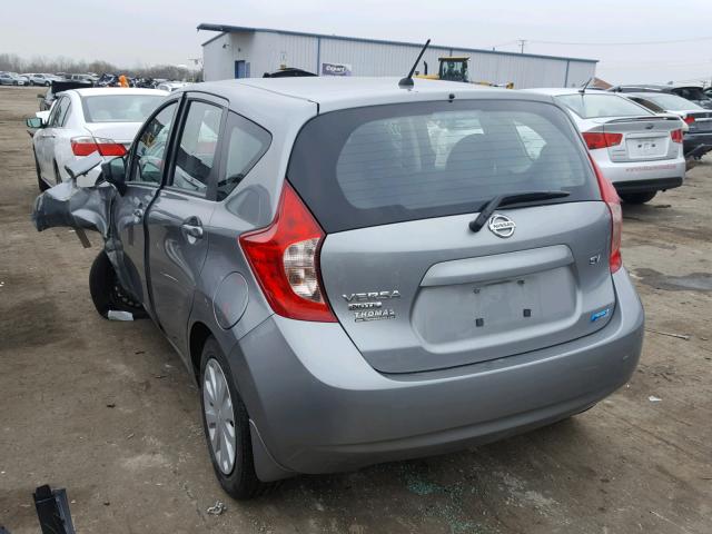 3N1CE2CP6FL398655 - 2015 NISSAN VERSA NOTE GRAY photo 3