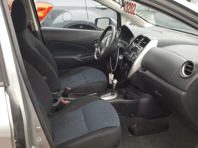 3N1CE2CP6FL398655 - 2015 NISSAN VERSA NOTE GRAY photo 5