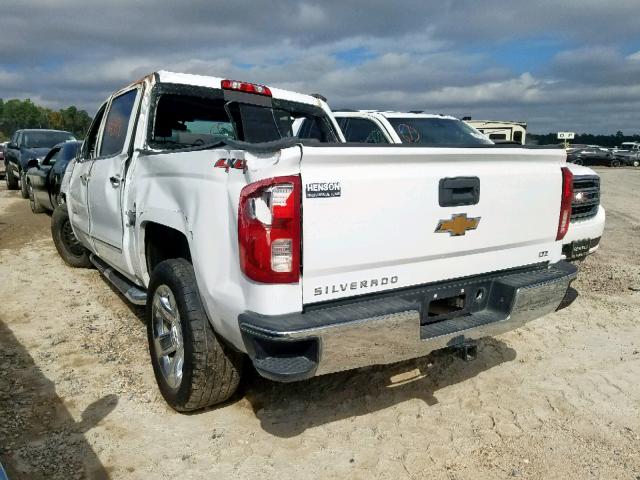 3GCUKSEC8HG244352 - 2017 CHEVROLET SILVERADO WHITE photo 3