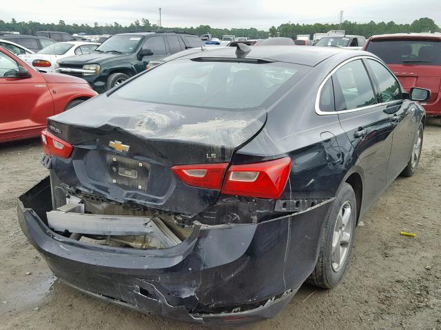 1G1ZB5ST3GF270703 - 2016 CHEVROLET MALIBU LS შავი ფოტო 4