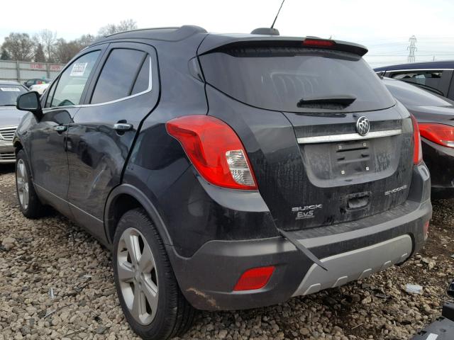 KL4CJASB2FB264987 - 2015 BUICK ENCORE BLACK photo 3