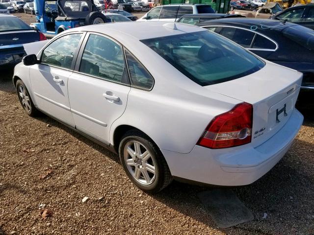 YV1MS382672299411 - 2007 VOLVO S40 2.4I WHITE photo 3