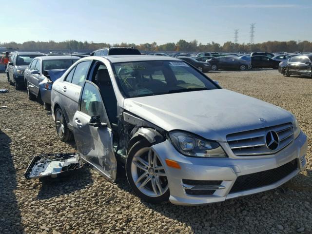 WDDGF4HB0DR289866 - 2013 MERCEDES-BENZ C 250 SILVER photo 1