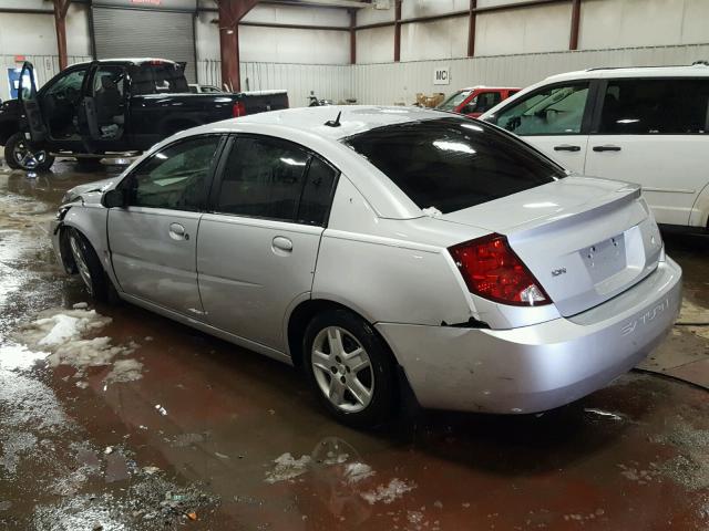 1G8AJ58F97Z148283 - 2007 SATURN ION LEVEL SILVER photo 3