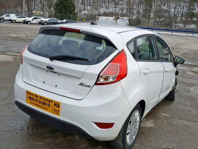 3FADP4TJ3GM137522 - 2016 FORD FIESTA S WHITE photo 4