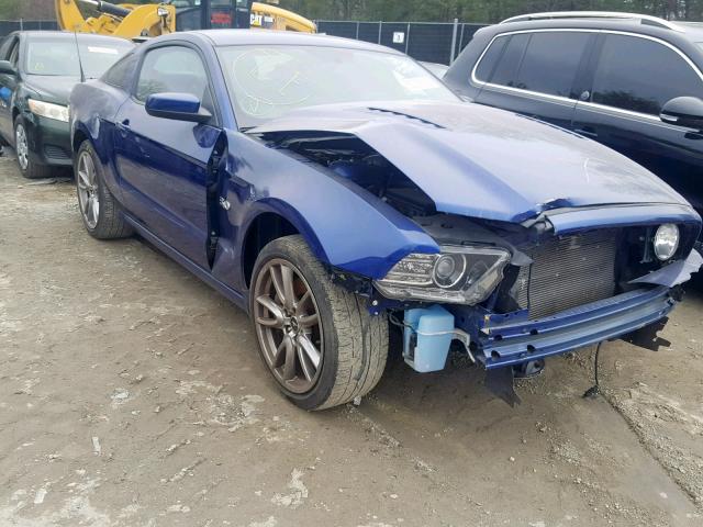 1ZVBP8CF4D5249071 - 2013 FORD MUSTANG GT BLUE photo 1