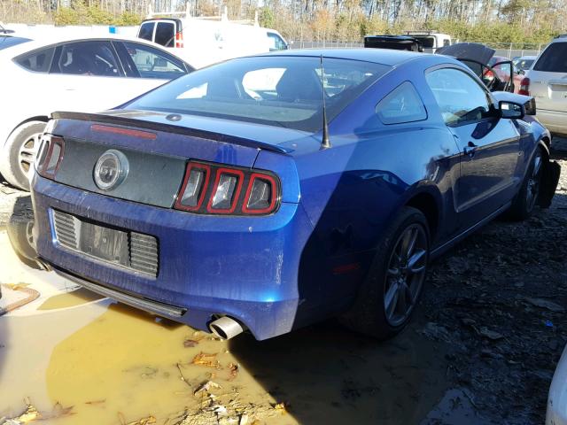 1ZVBP8CF4D5249071 - 2013 FORD MUSTANG GT BLUE photo 4