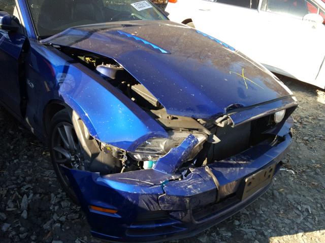 1ZVBP8CF4D5249071 - 2013 FORD MUSTANG GT BLUE photo 9