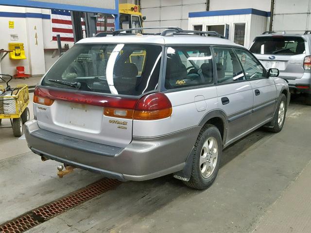 4S3BG6856X7647284 - 1999 SUBARU LEGACY OUT GRAY photo 4