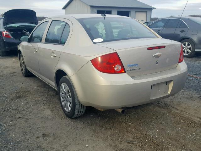 1G1AT58H797182120 - 2009 CHEVROLET COBALT LT TAN photo 3