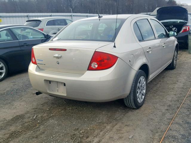 1G1AT58H797182120 - 2009 CHEVROLET COBALT LT TAN photo 4