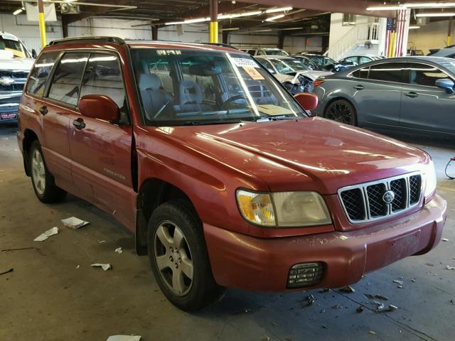 JF1SF65672H718856 - 2002 SUBARU FORESTER S RED photo 1