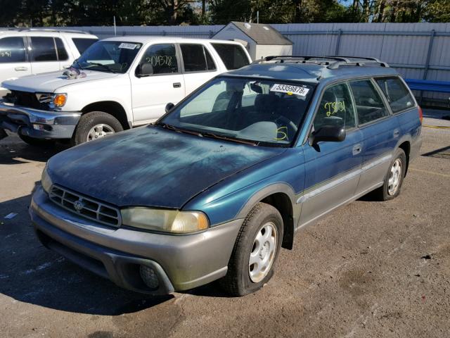 4S3BG4850T6981363 - 1996 SUBARU LEGACY OUT GREEN photo 2