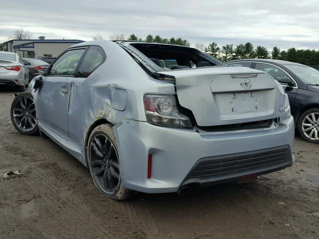 JTKJF5C7XE3072332 - 2014 TOYOTA SCION TC 蓝色 照片 3