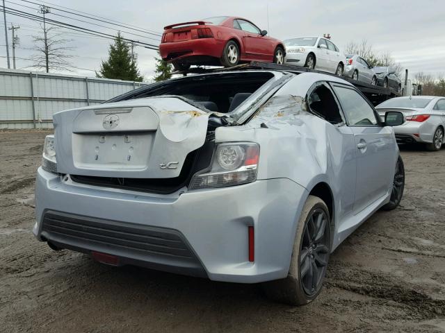 JTKJF5C7XE3072332 - 2014 TOYOTA SCION TC 蓝色 照片 4