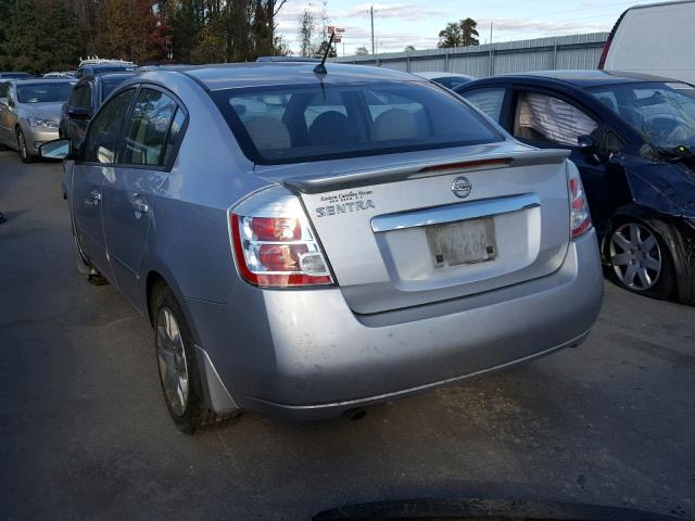 3N1AB6AP3CL662534 - 2012 NISSAN SENTRA 2.0 SILVER photo 3