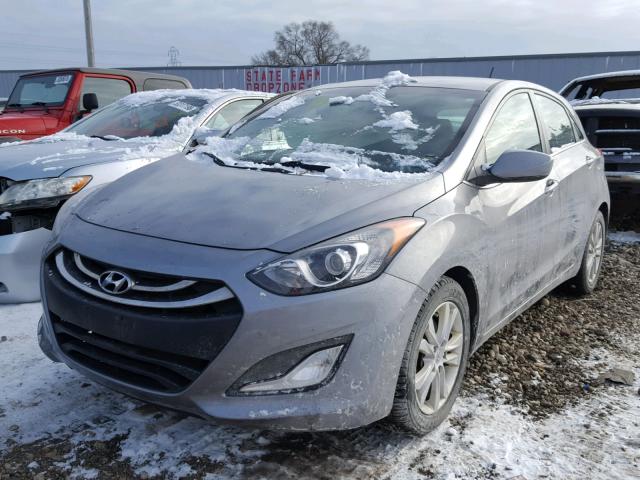 KMHD35LH4EU171045 - 2014 HYUNDAI ELANTRA GT SILVER photo 2