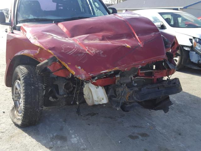 1D7HW58N66S579075 - 2006 DODGE DAKOTA QUA RED photo 9