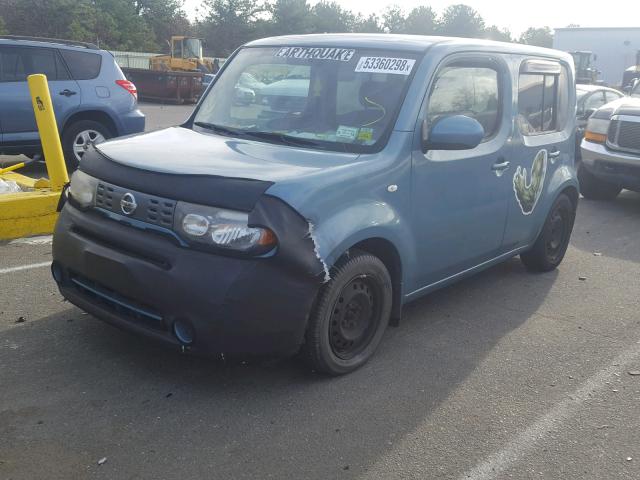 JN8AZ28R39T114602 - 2009 NISSAN CUBE BASE BLUE photo 2