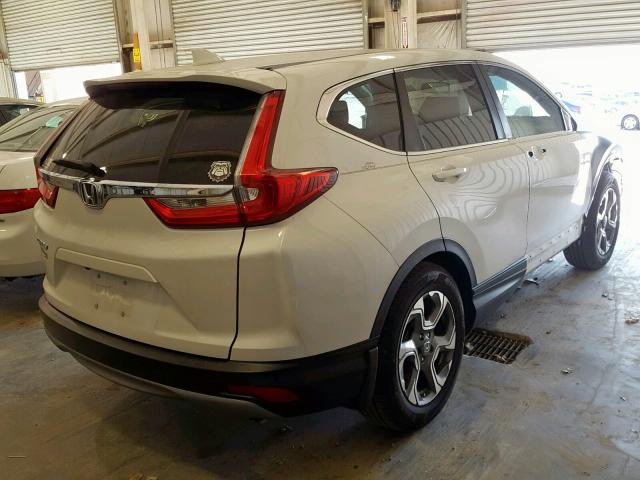 5J6RW1H86JL008197 - 2018 HONDA CR-V EXL WHITE photo 4