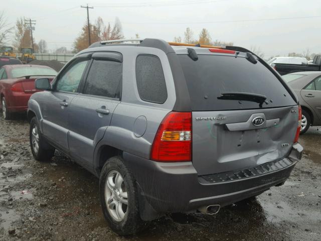 KNDJE723667247934 - 2006 KIA NEW SPORTA GRAY photo 3