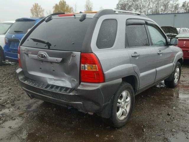 KNDJE723667247934 - 2006 KIA NEW SPORTA GRAY photo 4