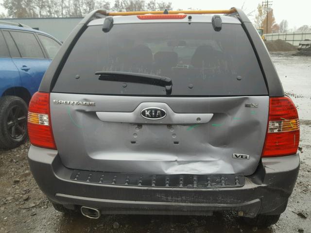 KNDJE723667247934 - 2006 KIA NEW SPORTA GRAY photo 9