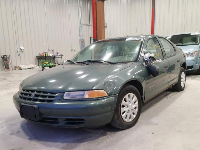 1P3EJ46C0VN692864 - 1997 PLYMOUTH BREEZE GREEN photo 2