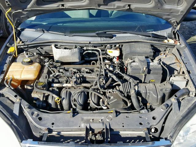 1FAHP34N37W162658 - 2007 FORD FOCUS ZX4 GRAY photo 7